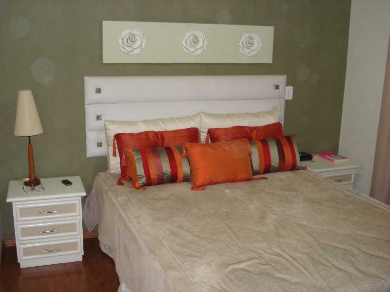 Colcha de casal com saia box