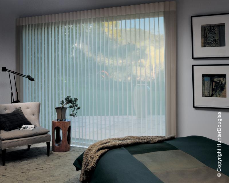 Cortinas Luminette® Luxaflex® Hunter Douglas® várias opções de tecido, cores e texturas