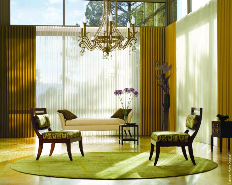 Cortinas Luminette® Luxaflex® Hunter Douglas® várias opções de tecido, cores e texturas