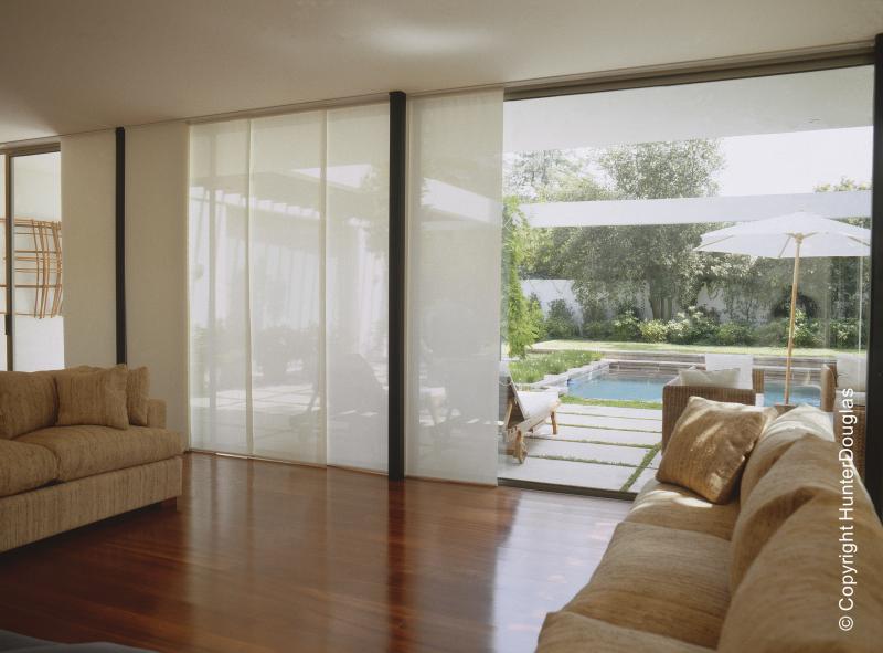 Cortinas Painel Luxaflex® Hunter Douglas® várias opções de tecido, cores e texturas