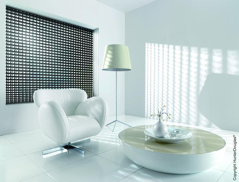 Cortinas Parametre Luxaflex® Hunter Douglas® várias opções de tecido, cores e texturas