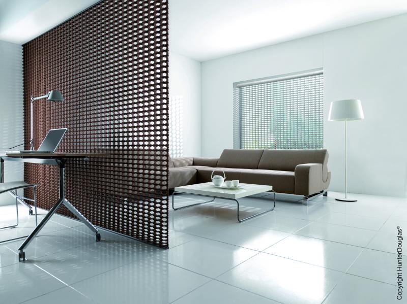 Cortinas Parametre Luxaflex® Hunter Douglas® várias opções de tecido, cores e texturas