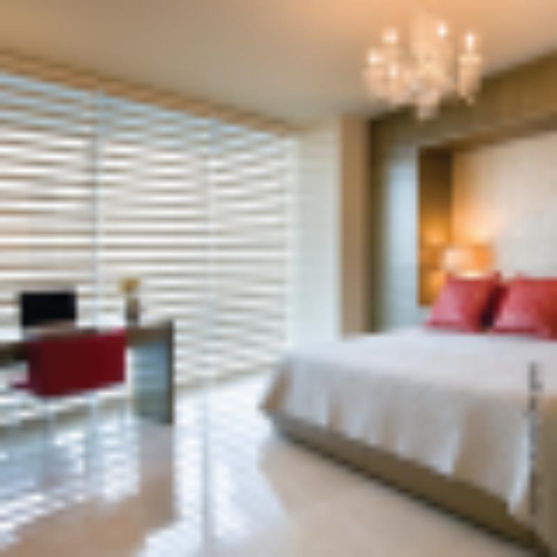 Cortinas Pirouette® Luxaflex® Hunter Douglas® várias opções de tecido, cores e texturas