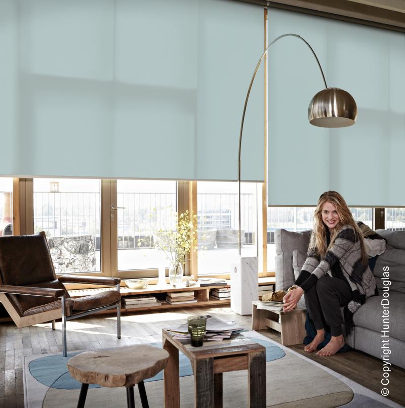 Cortinas Rolô Luxaflex® Hunter Douglas® várias opções de tecido, cores e texturas
