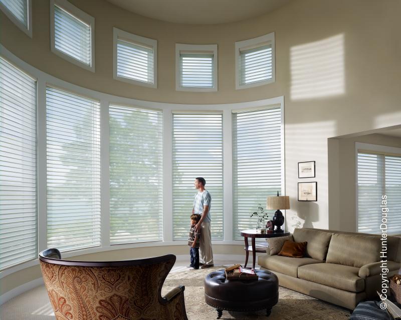 Cortinas Silhouette® Luxaflex® Hunter Douglas® várias opções de tecido, cores e texturas