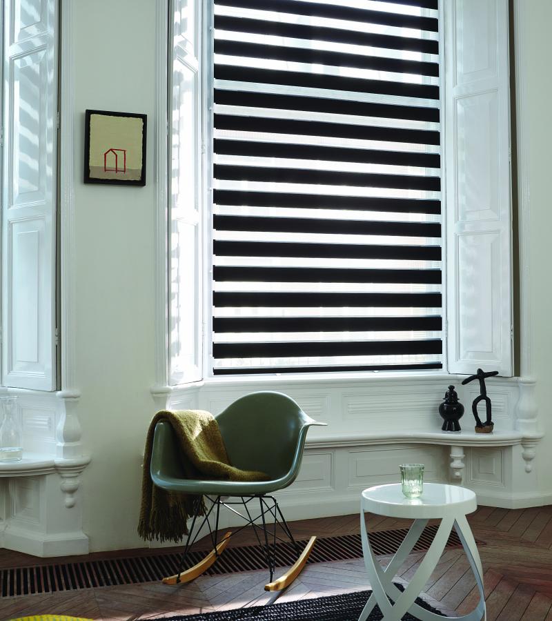 Cortinas Twinline Luxaflex® Hunter Douglas® várias opções de tecido, cores e texturas