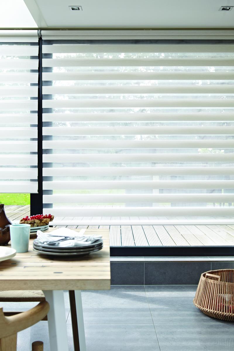 Cortinas Twinline Luxaflex® Hunter Douglas® várias opções de tecido, cores e texturas