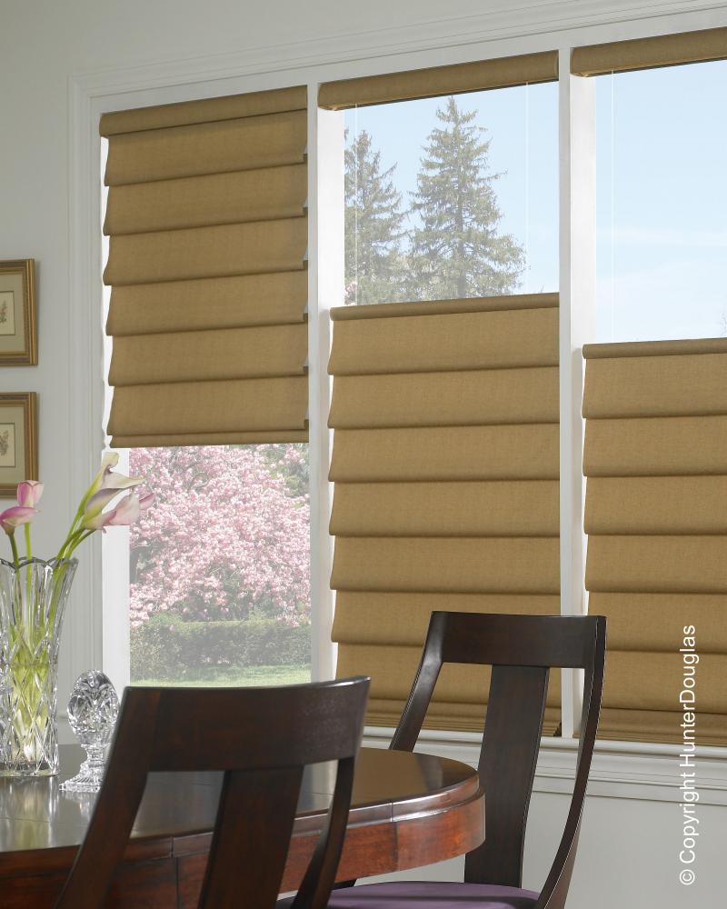 Cortinas Vignette® Luxaflex® Hunter Douglas® várias opções de tecido, cores e texturas
