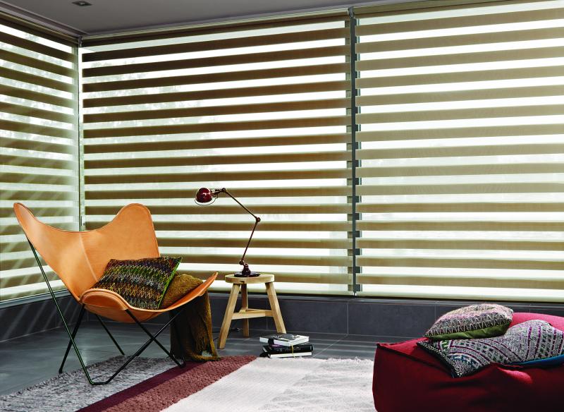 Cortinas Twinline Luxaflex® Hunter Douglas® várias opções de tecido, cores e texturas